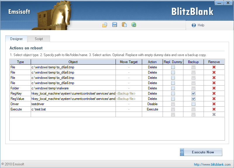 Emsisoft Blitz Blank